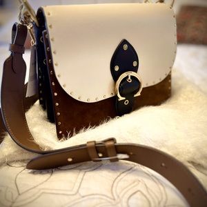 Coach Beat Shoulder Bag in Colorblock with Rivets